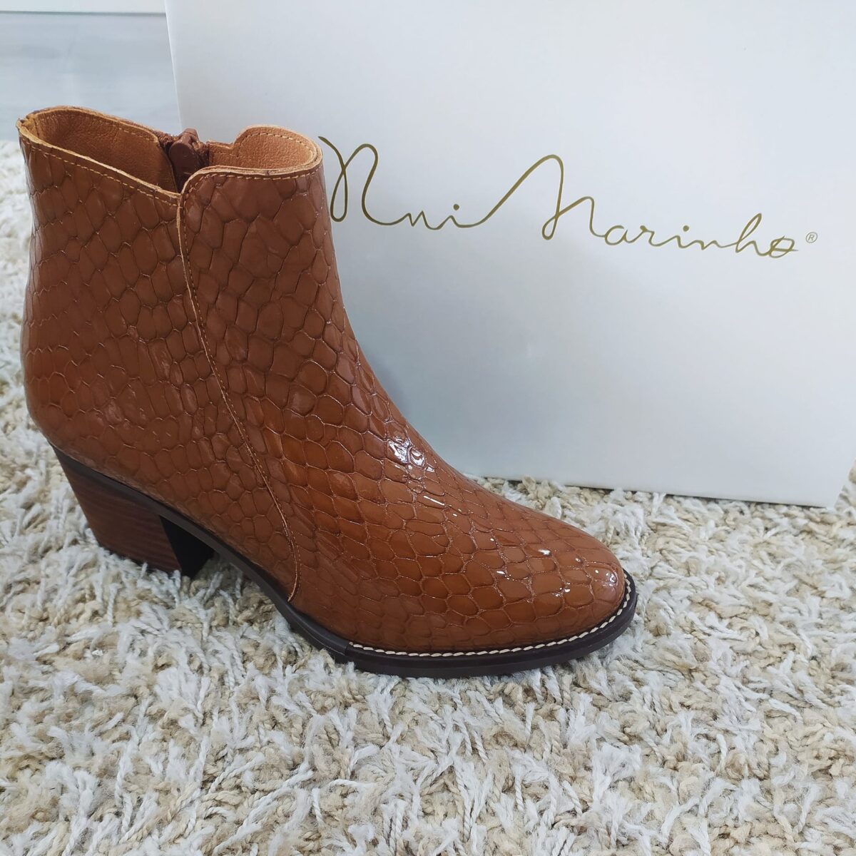 estiloexclusivo.pt stiletto mariamare botim castanho cobra2