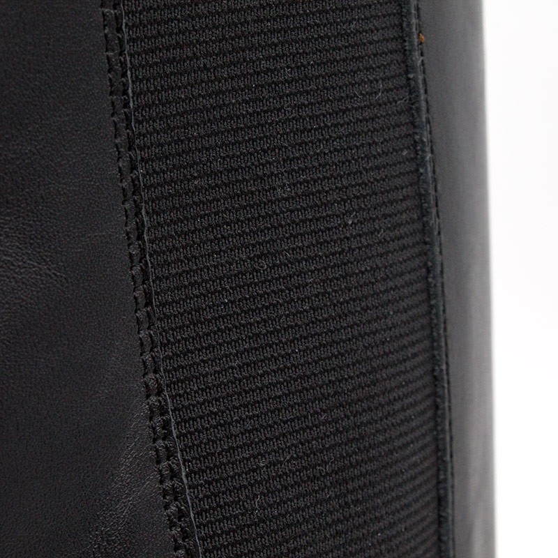wampu bota de piel con elastico lateral con suela vibram 5