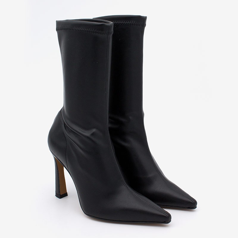 violeta women s elastic high heel pointed toe boots 1