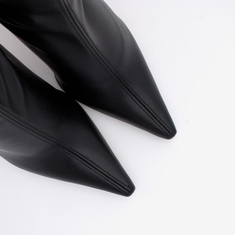 violeta women s elastic high heel pointed toe boots 4