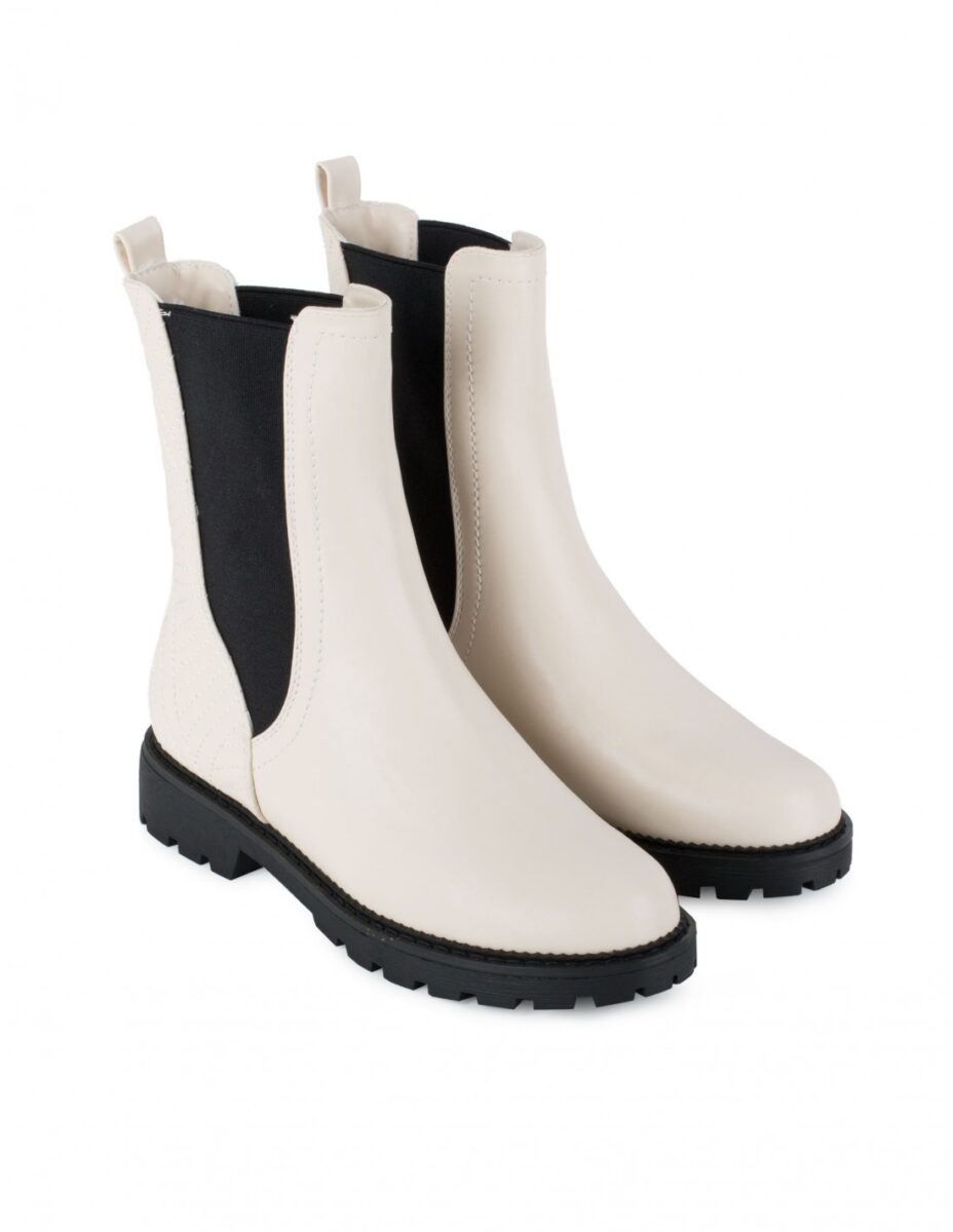 maria mare botas chelsea altas beige 1
