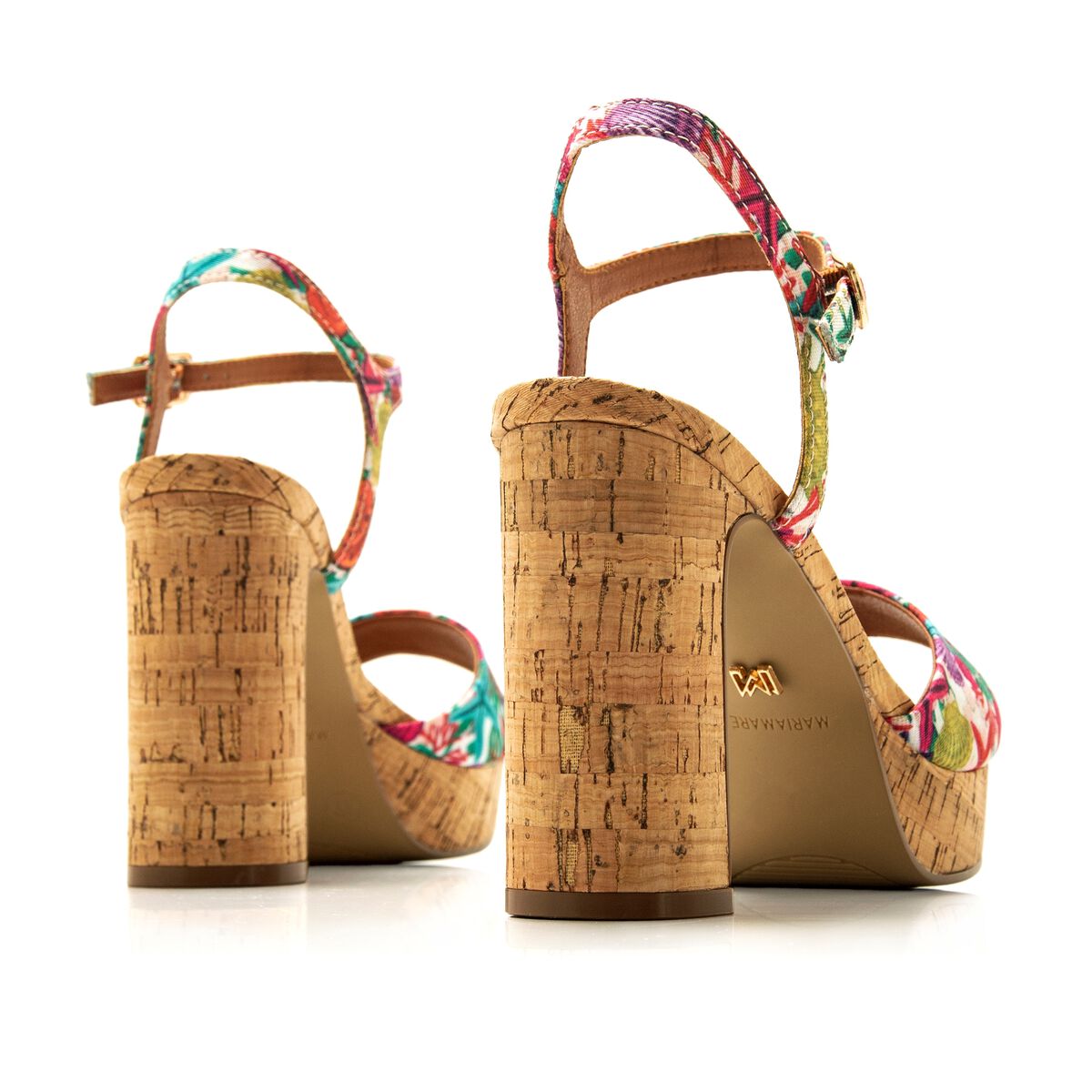 Sandalias de tacon Mujer ROSETA multicolor 57184 C55227 MARIAMARE 04