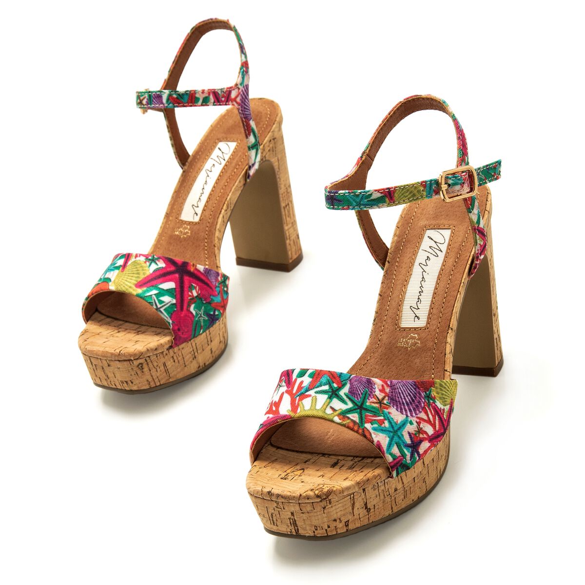 Sandalias de tacon Mujer ROSETA multicolor 57184 C55227 MARIAMARE 06