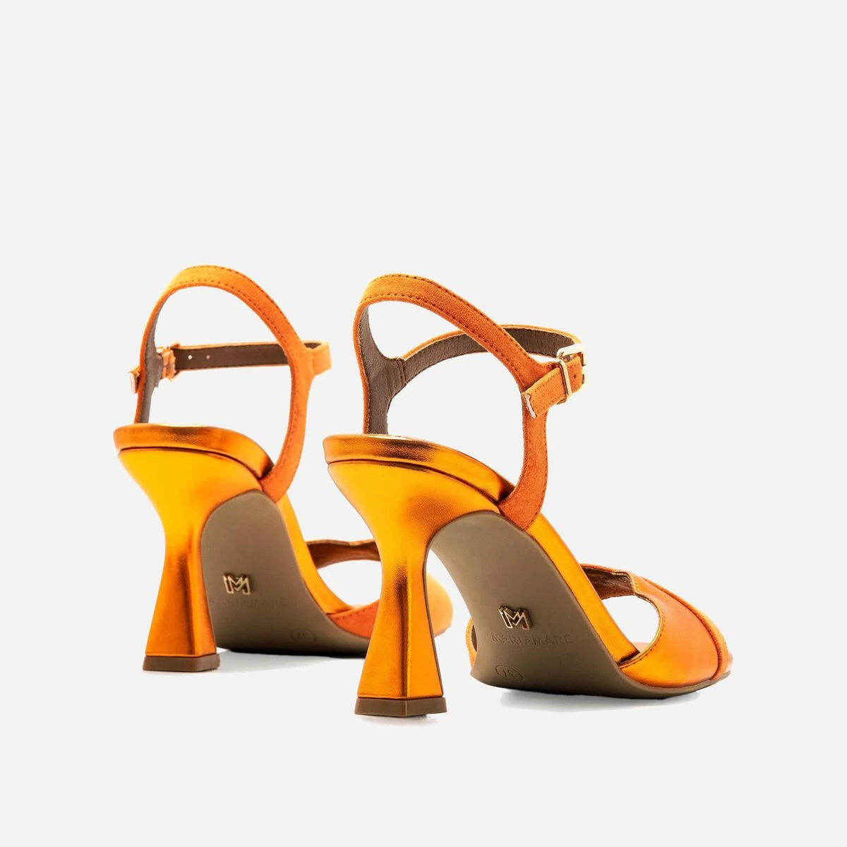 Sandalias de tacon Mujer NUIN naranja 57161 C56186 MARIAMARE 07