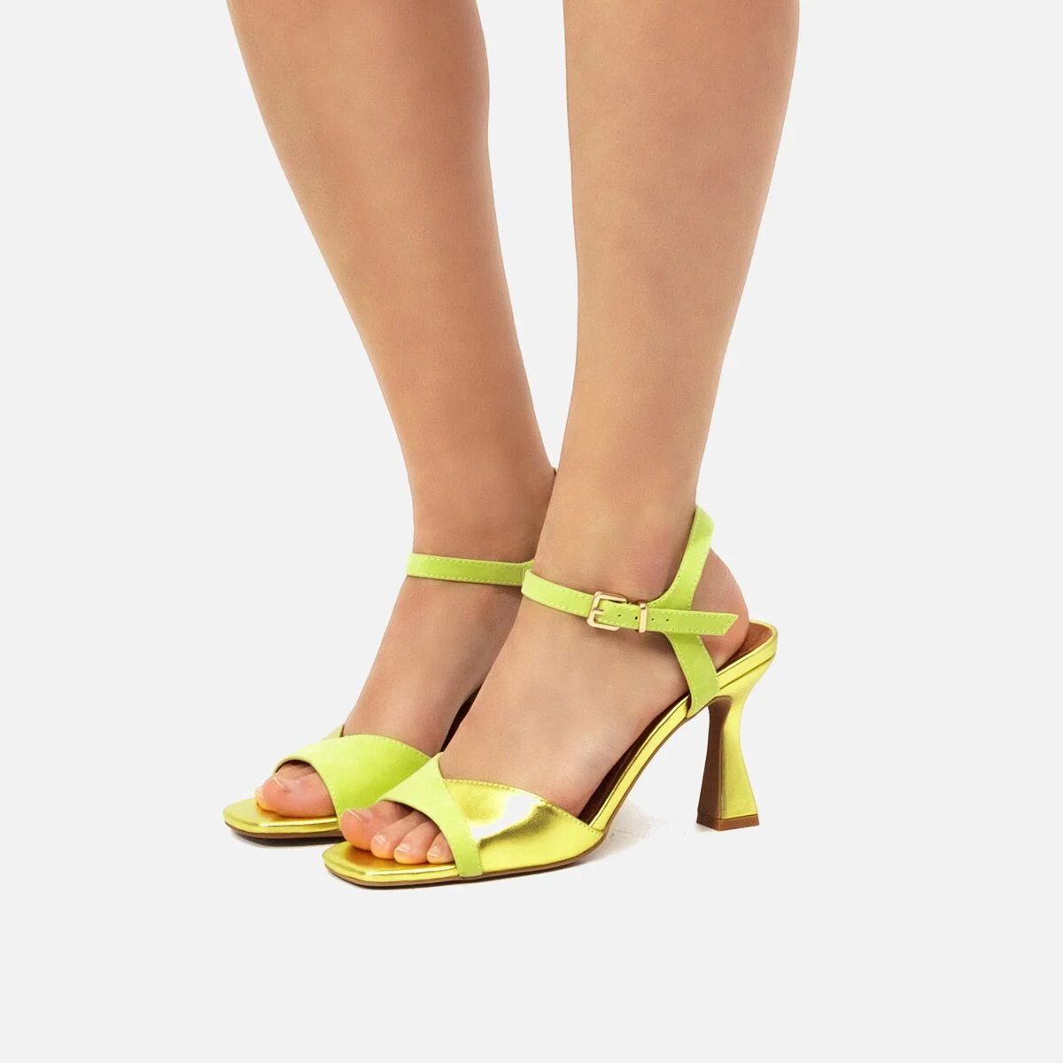 Sandalias de tacon Mujer NUIN amarillo 57158 C55224 MARIAMARE 02 1