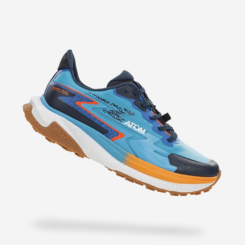 zapatillas trail running shark at160 blue 6