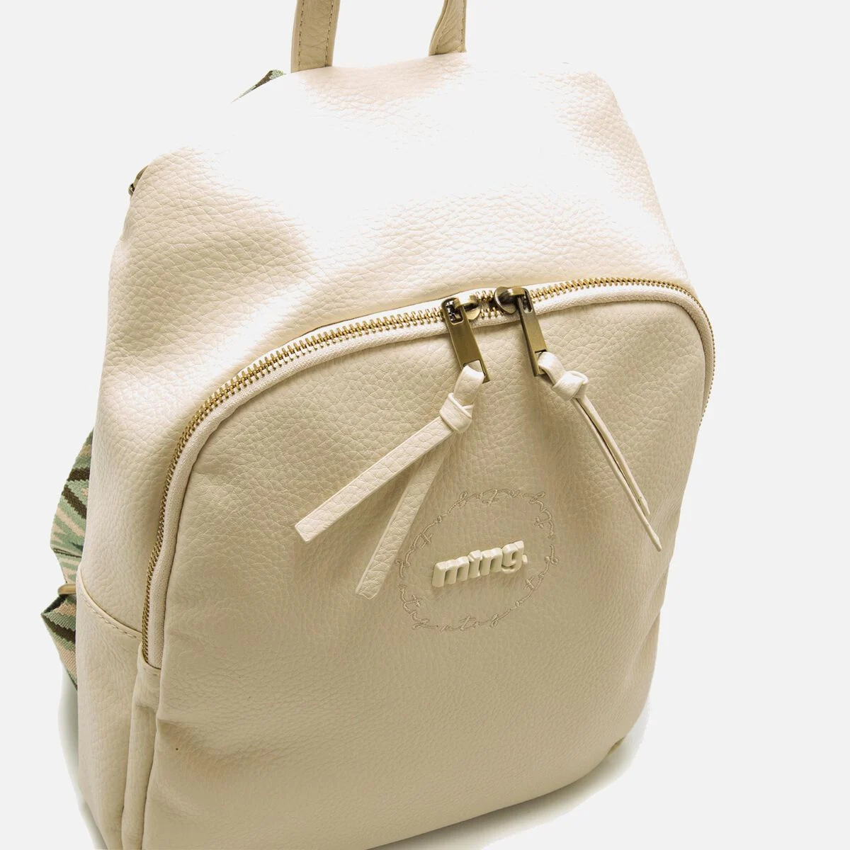 Mochilas Mujer ADRIA beige 59962 C58256 MTNG 02