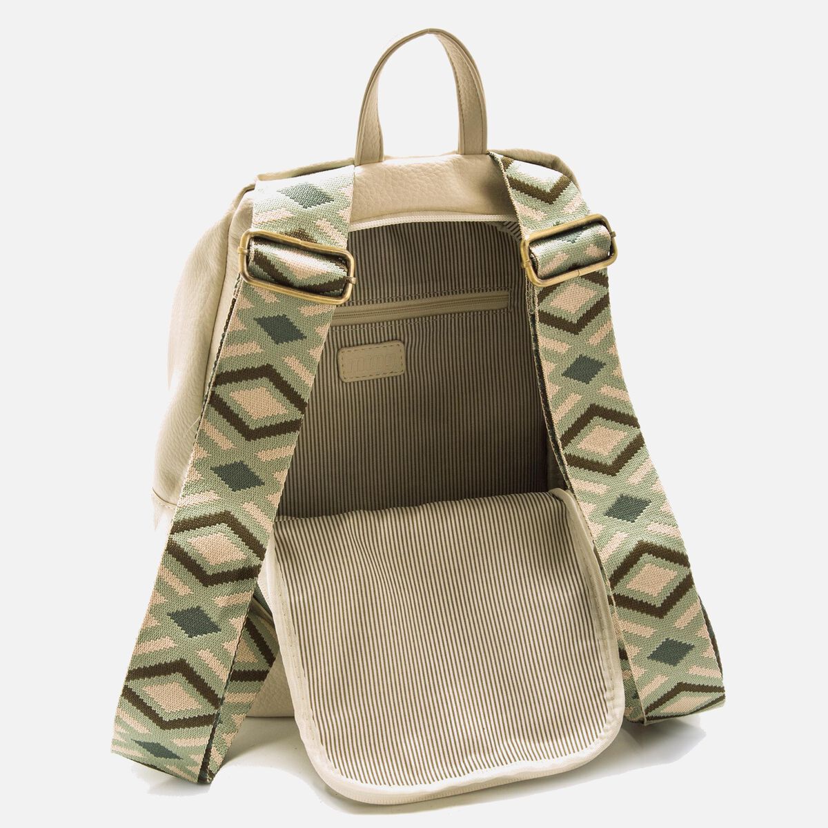 Mochilas Mujer ADRIA beige 59962 C58256 MTNG 05