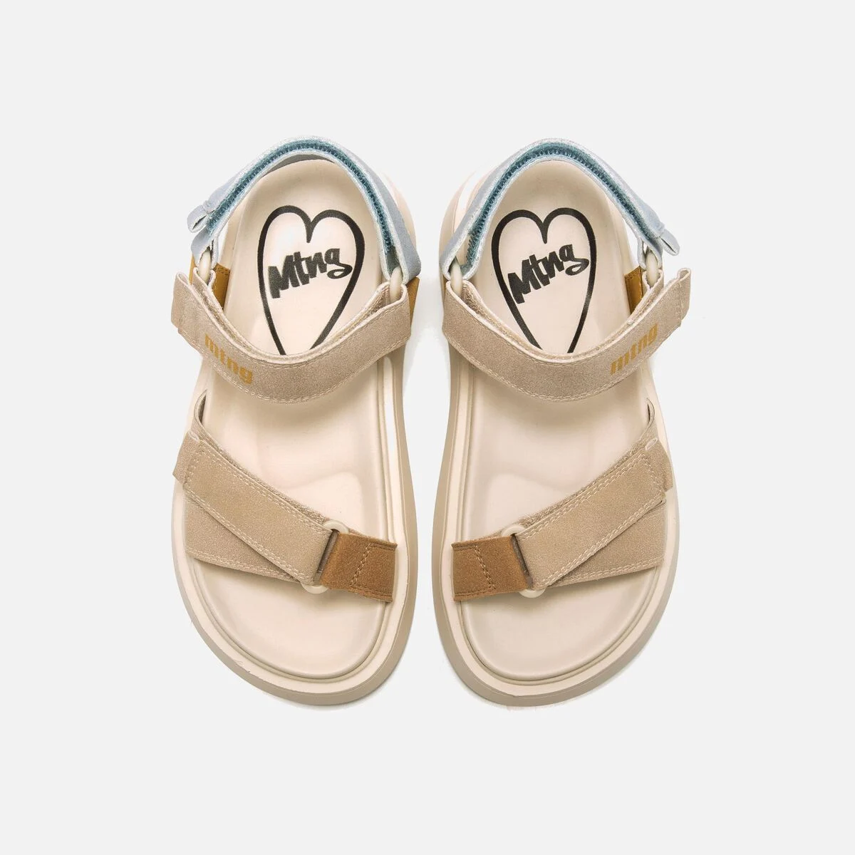 Sandalias Nina CLOUD beige 60236 C57791 MTNG 04