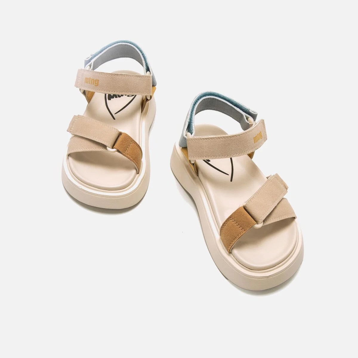 Sandalias Nina CLOUD beige 60236 C57791 MTNG 07