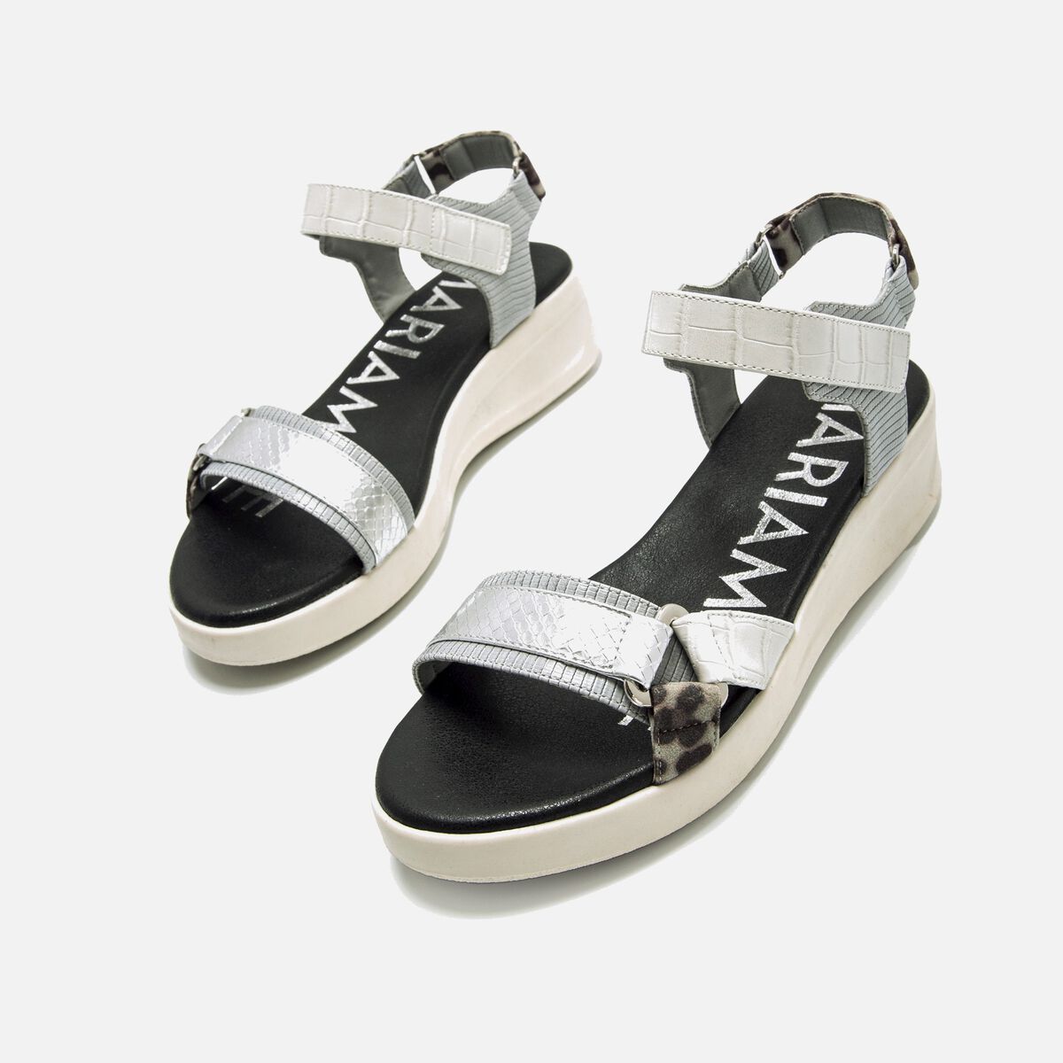 Sandalias de cuna Mujer DELIA plata 60499 C57561 MARIAMARE 02
