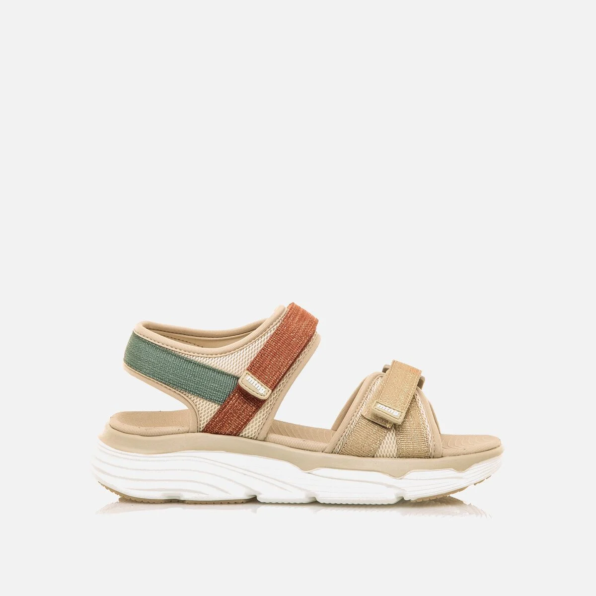Sandalias planas Mujer TSUNAMI beige 60432 C57369 MTNG 01