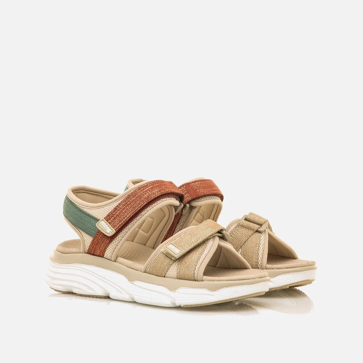 Sandalias planas Mujer TSUNAMI beige 60432 C57369 MTNG 05