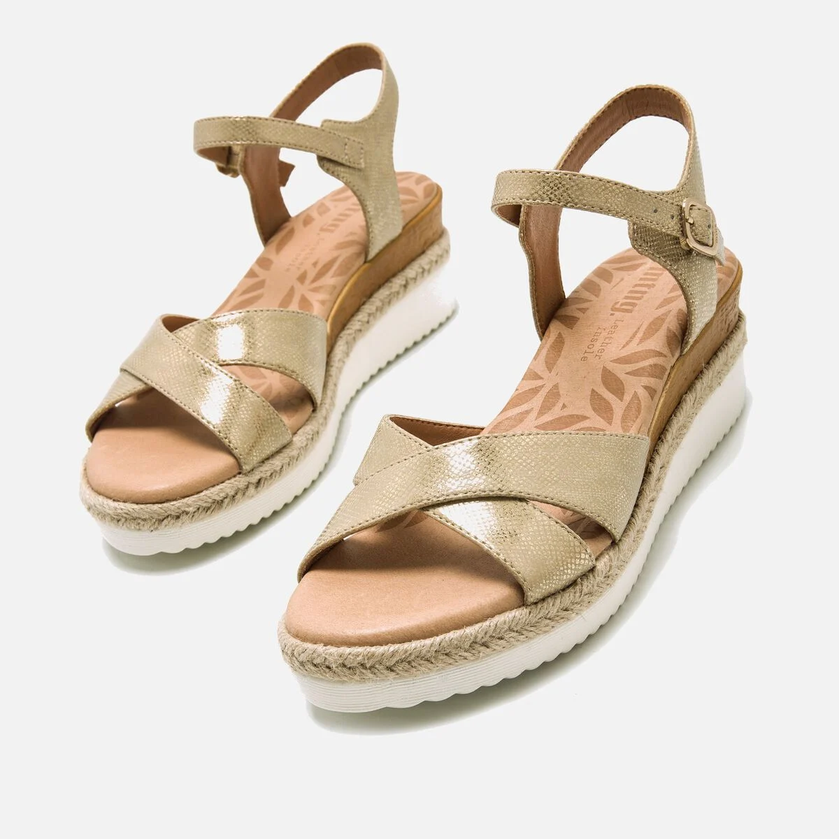Sandalias de cuna Mujer ELIF oro 60397 C57638 MTNG 02
