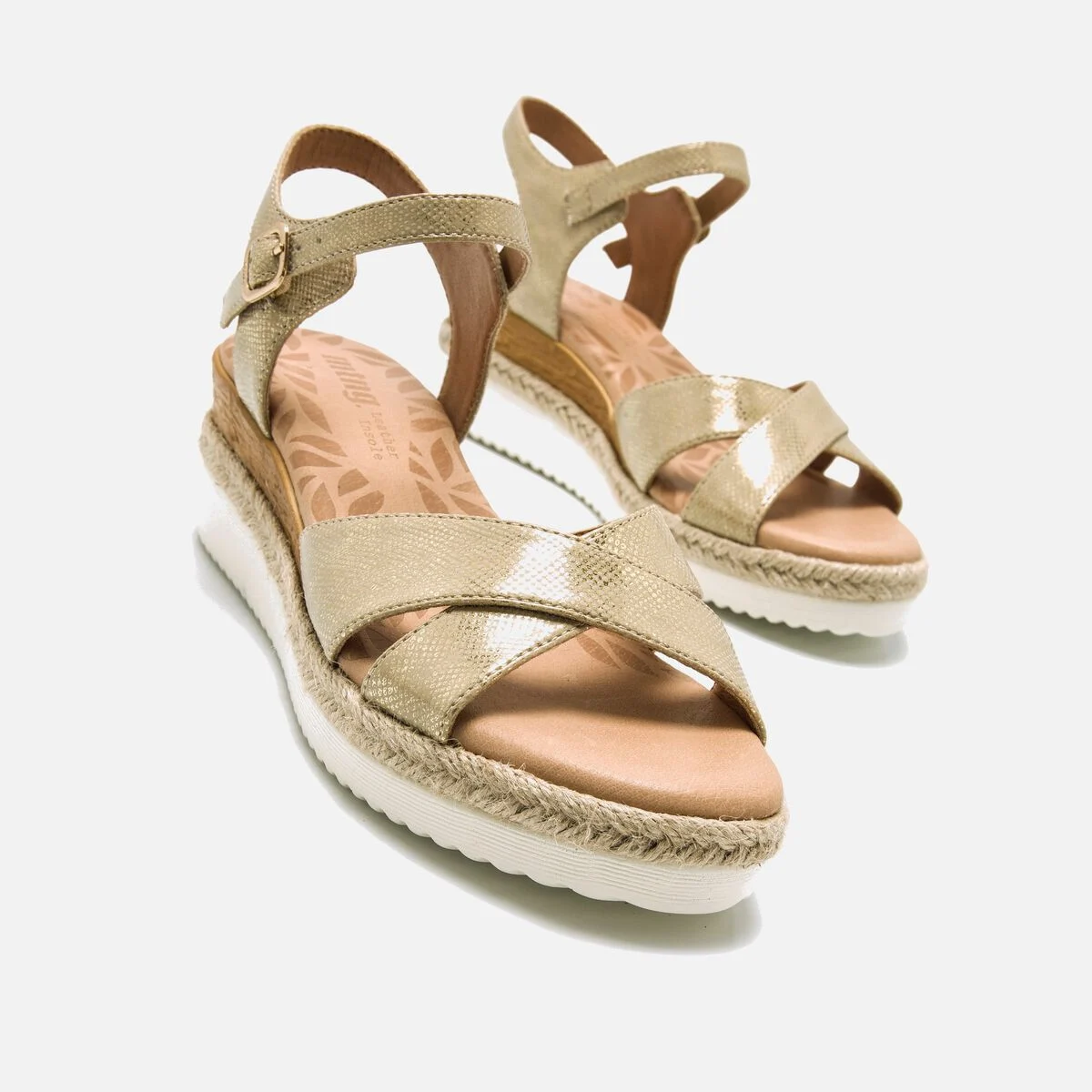 Sandalias de cuna Mujer ELIF oro 60397 C57638 MTNG 04