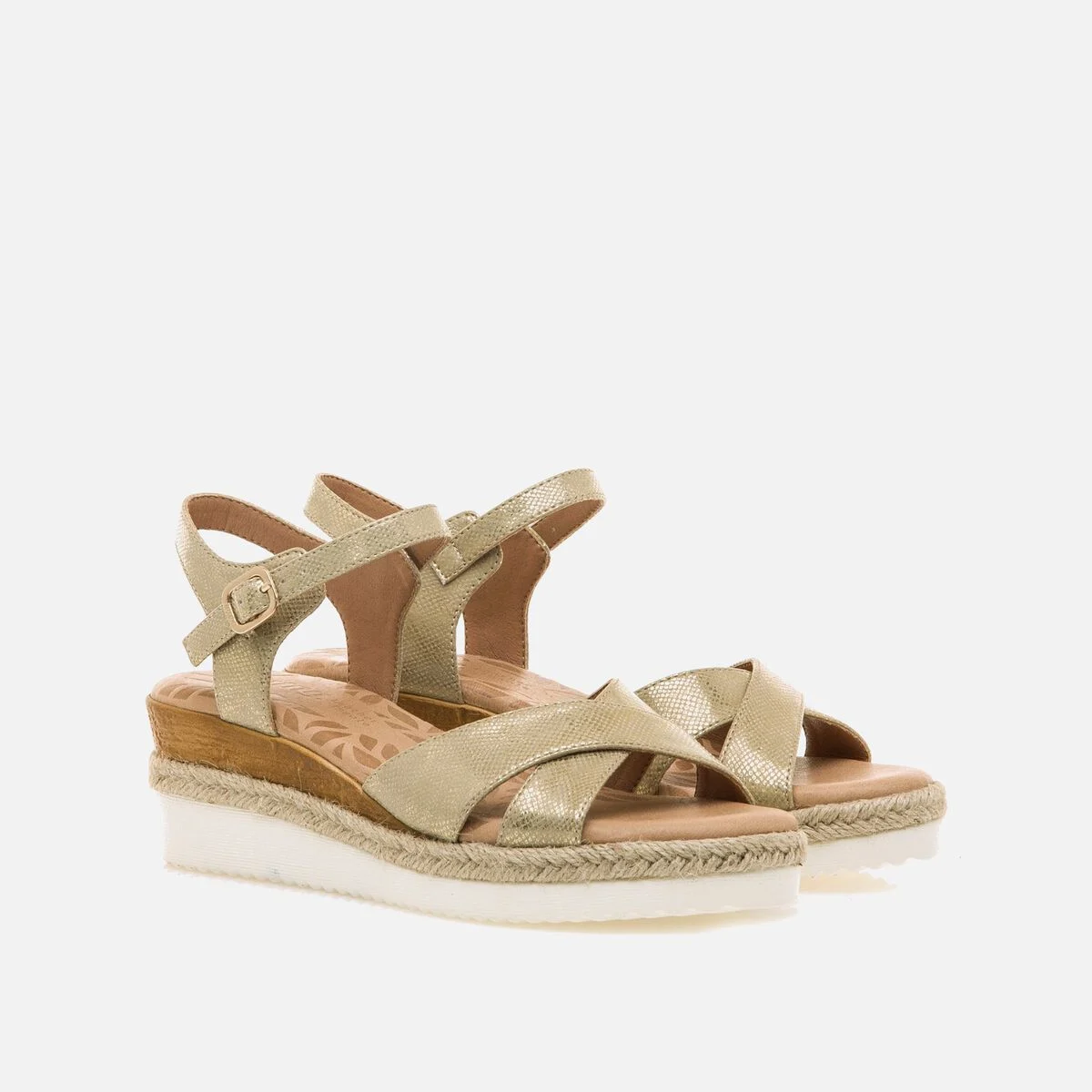 Sandalias de cuna Mujer ELIF oro 60397 C57638 MTNG 05