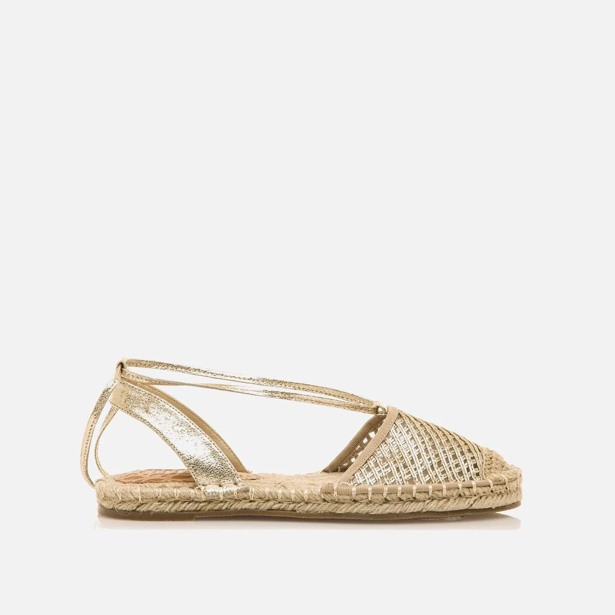 Sandalias planas Mujer ARENAL beige 59610 C58313 MTNG 01