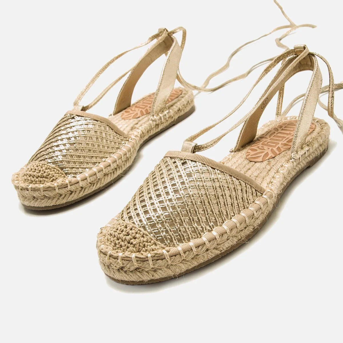 Sandalias planas Mujer ARENAL beige 59610 C58313 MTNG 02