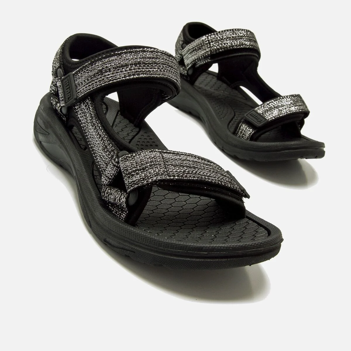 Sandalias planas Mujer TORNADO negro 60423 C45889 MTNG 06
