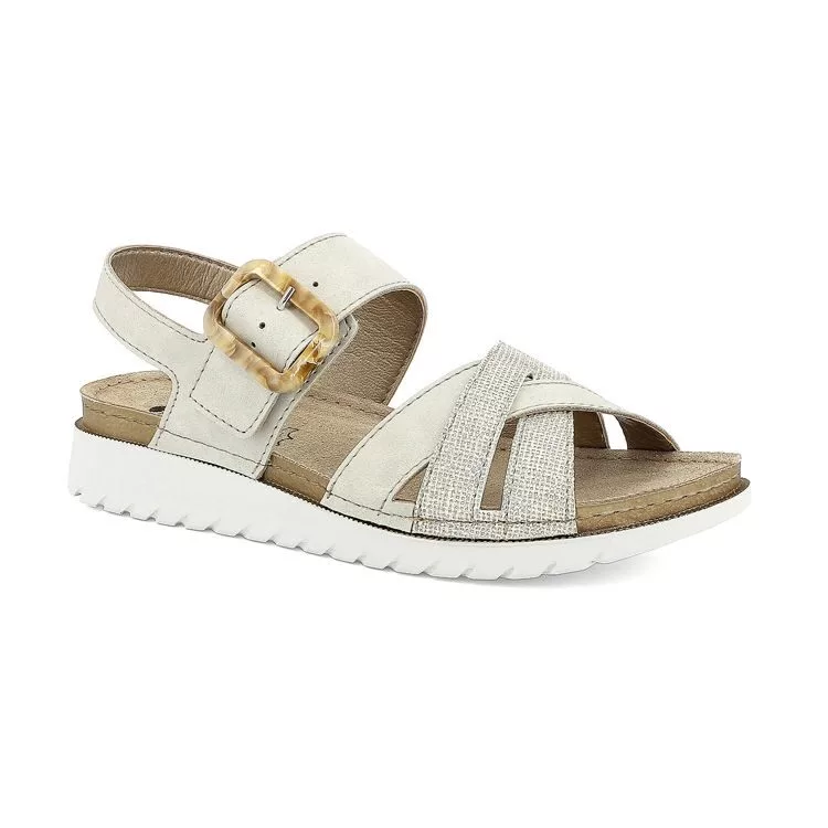 0066855 sandali con fibbia originale effetto cucito cn47 750