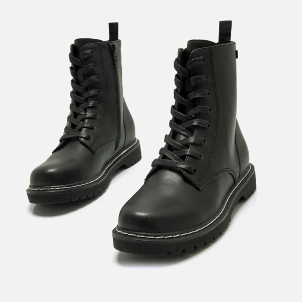 Botines planos Mujer STORM negro 60787 C52446 MTNG 02