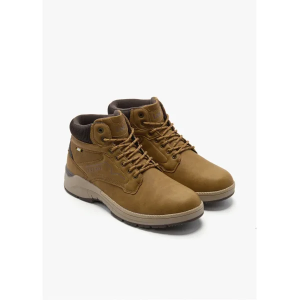 botin casual collarin acolchado camel (1)