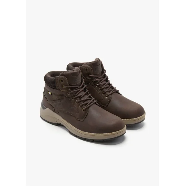 botin casual collarin acolchado marron oscuro (1)