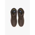 botin casual collarin acolchado marron oscuro (3)