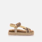 Sandalias Nina PADYU beige 62577 C59812 MTNG 01