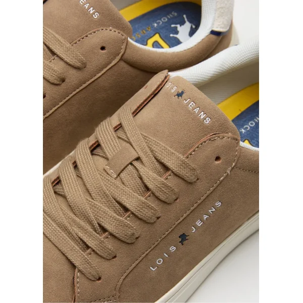 zapatilla ligera tenis collarin acolchado beige (4)