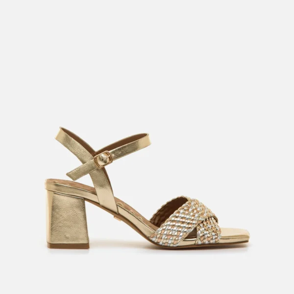 Sandalias de tacon Mujer WOODIT oro 62648 C59898 MARIAMARE 01