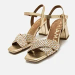 Sandalias de tacon Mujer WOODIT oro 62648 C59898 MARIAMARE 02