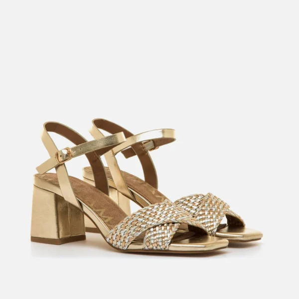 Sandalias de tacon Mujer WOODIT oro 62648 C59898 MARIAMARE 05