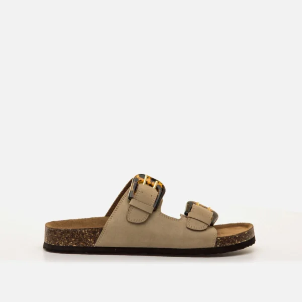 Sandalias planas Mujer LAZY beige 62655 C59692 MTNG 01
