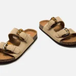 Sandalias planas Mujer LAZY beige 62655 C59692 MTNG 02