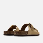 Sandalias planas Mujer LAZY beige 62655 C59692 MTNG 03