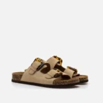 Sandalias planas Mujer LAZY beige 62655 C59692 MTNG 05