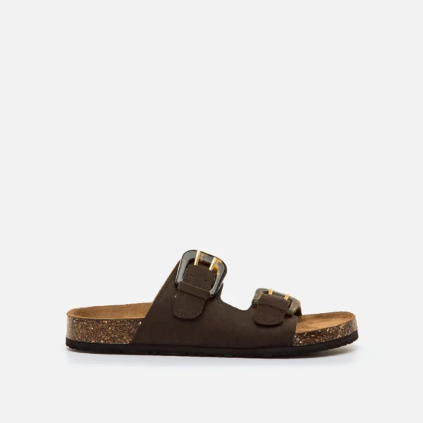 Sandalias planas Mujer LAZY negro 62654 C59563 MTNG 01