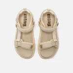 Sandalias planas Mujer SUNNY beige 62750 C60068 MTNG 02