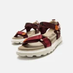 Sandalias planas Mujer SUNNY rojo 62753 C60072 MTNG 04